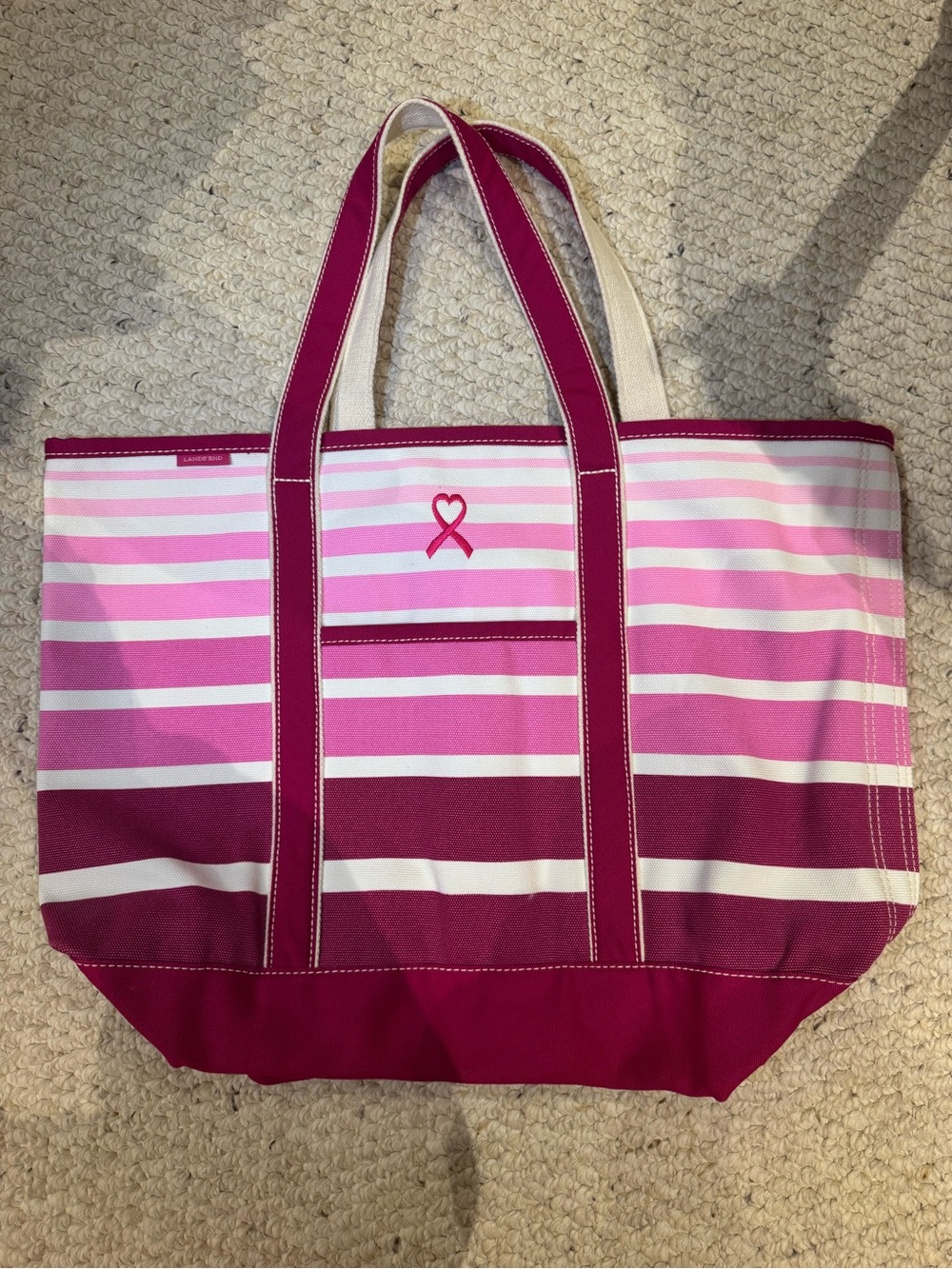 Land’s End Large Breast Cancer Awareness Tote
